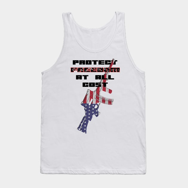 FREEDOM Front Tank Top by Plutocraxy